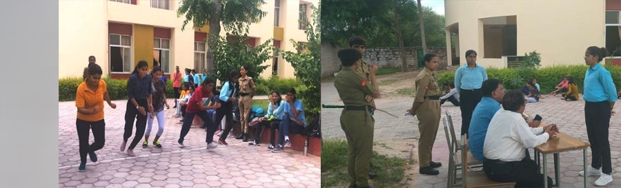 एनसीसी भर्ती दौड़ के आयोजन में सुष्मिता प्रथम रही